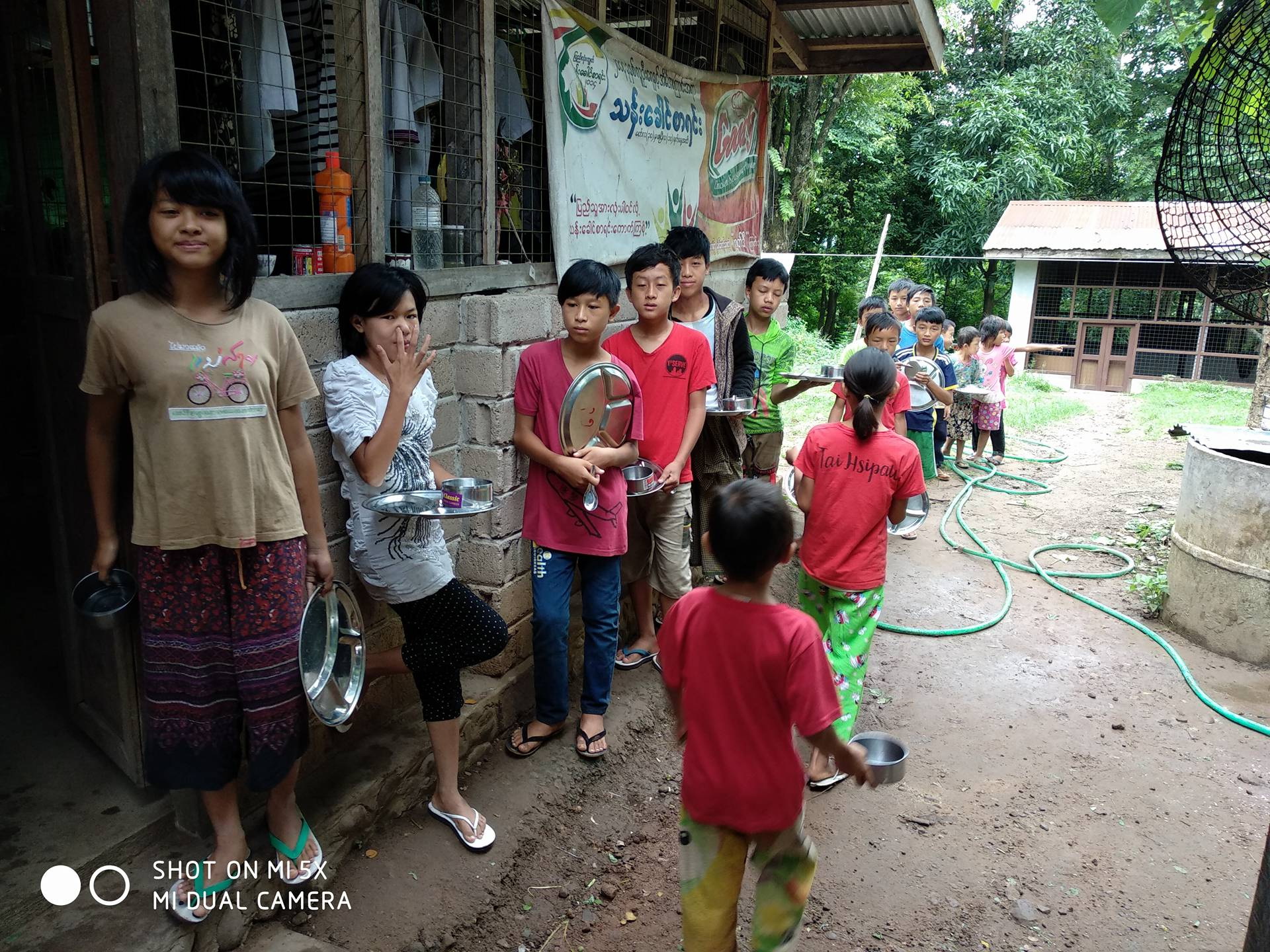 MORE KIDS ARE LINING UP FOR MEAL. MORE KIDS ARE LINING UP FOR MEAL.